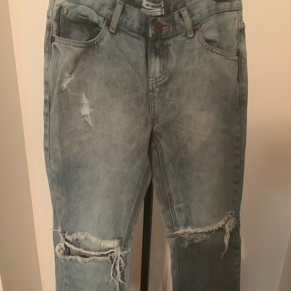 One Teaspoon Baggie Jeans w/ holes